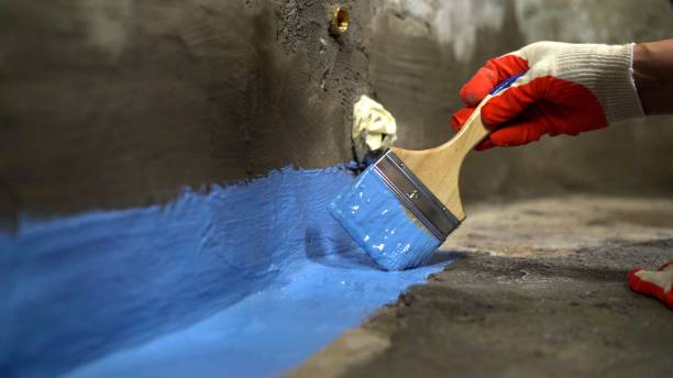Commercial Interior Drainage System project at a Covington, KY business property by SJ Waterproofing Pros